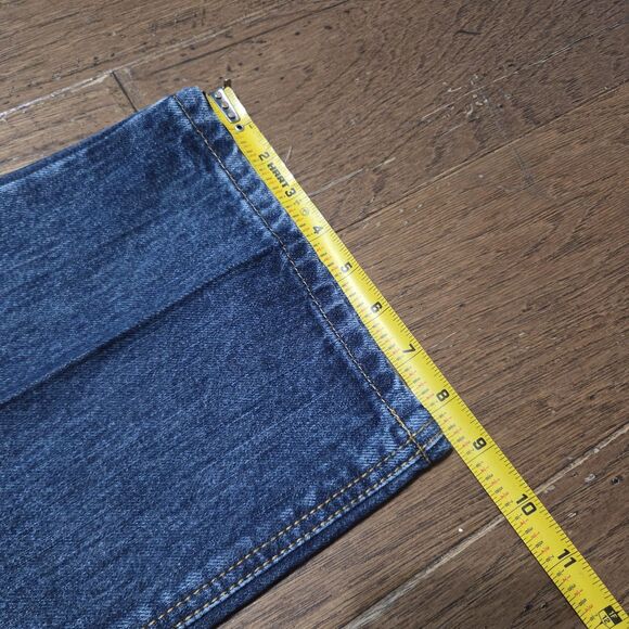 Cinch White Label Jeans Mens 32x34 Relaxed Fit Blue Denim Western Straight Leg - Picture 7 of 7